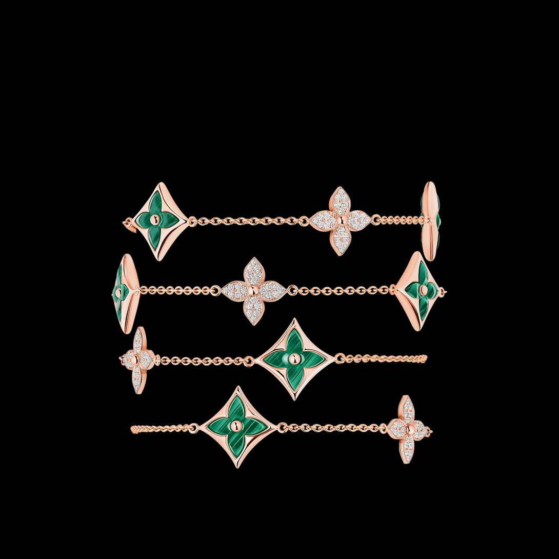 LV-Q94670 diamond-shaped floral four-leaf clover large necklace