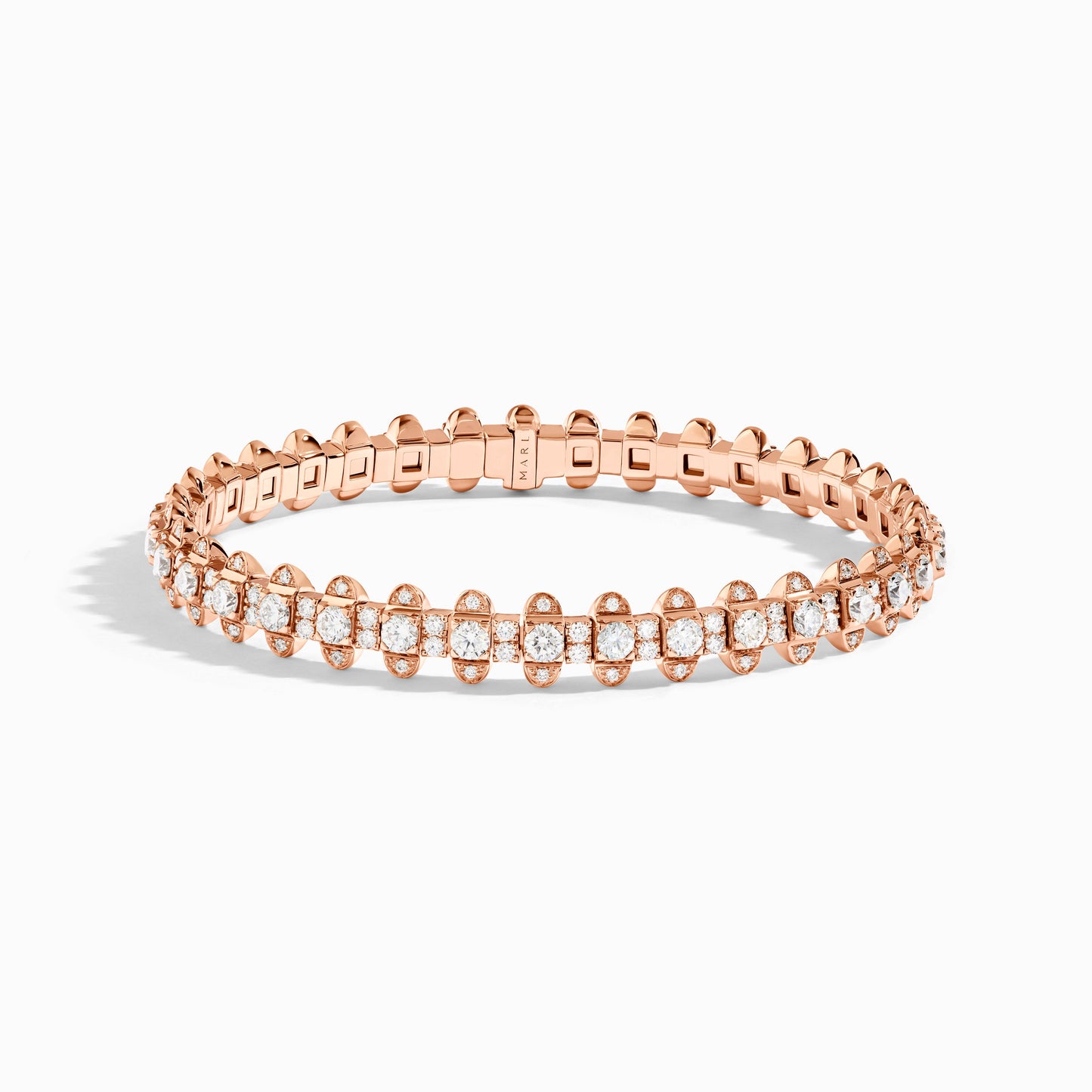 ML-TIPT-B2 double-sided cone full diamond bracelet