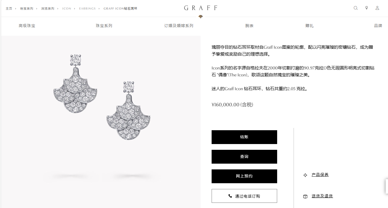 GLF-RGE874花形扇子耳环