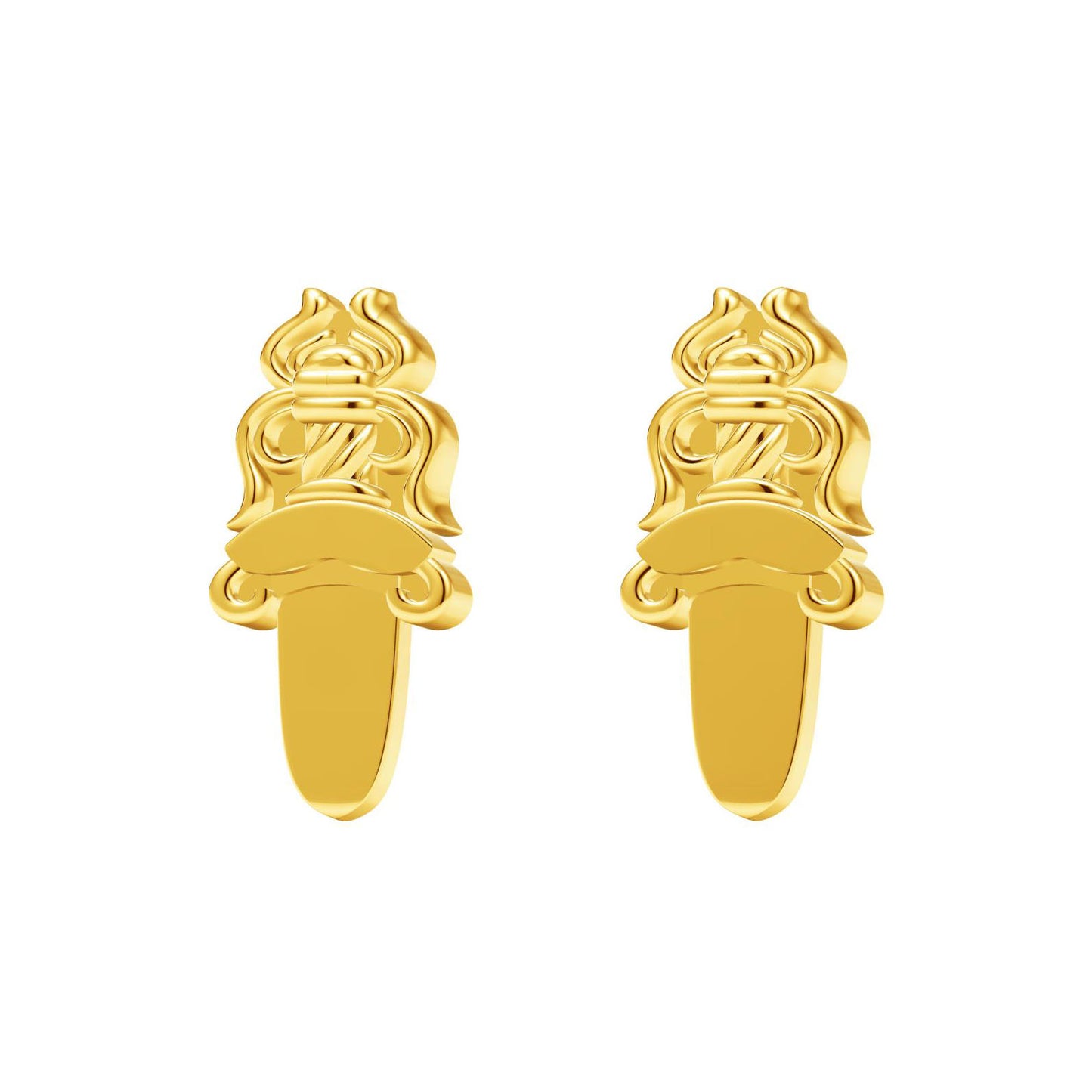 KLX-CH19054 sword earrings length 1cm