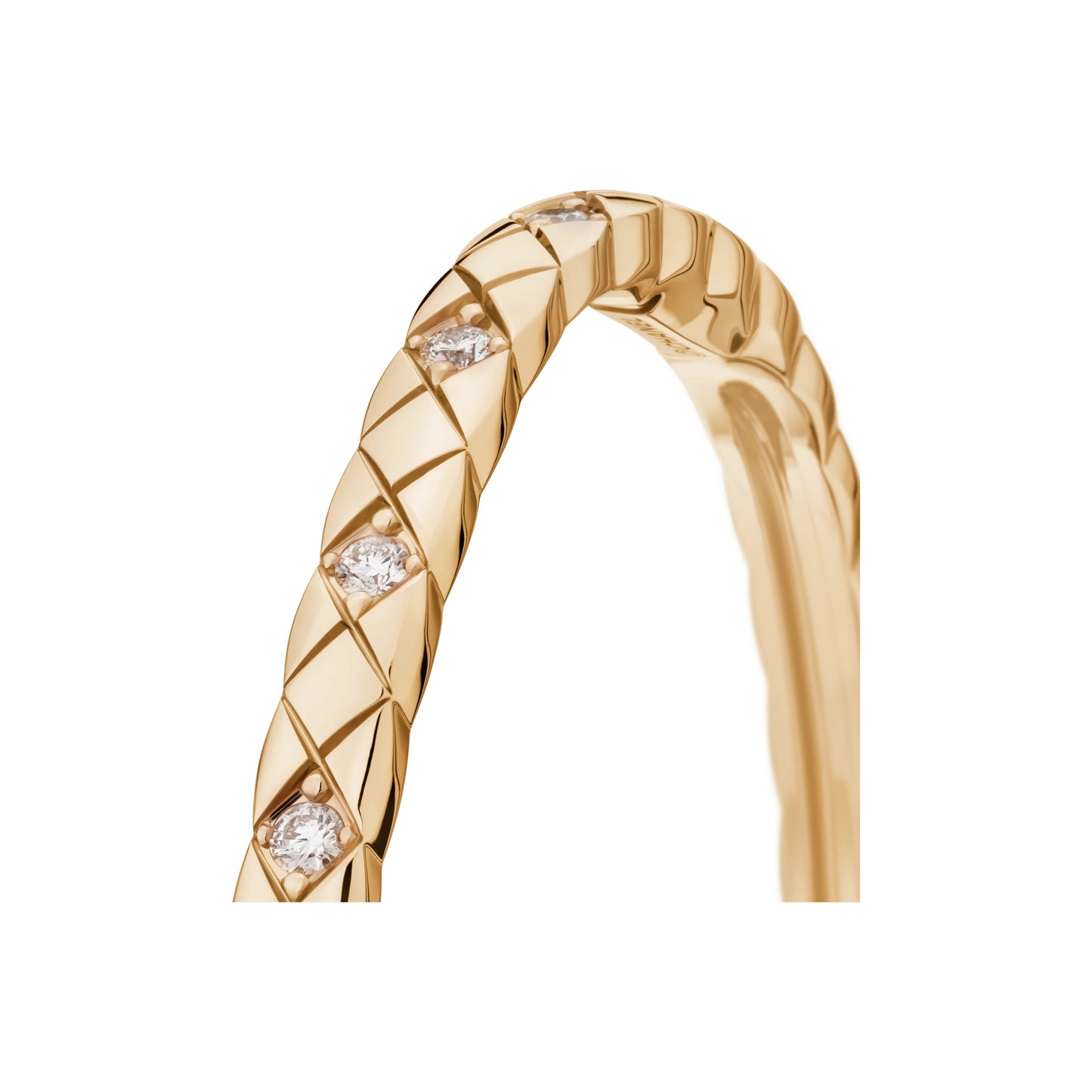 XNE-3.5mm wide half diamond fork bracelet