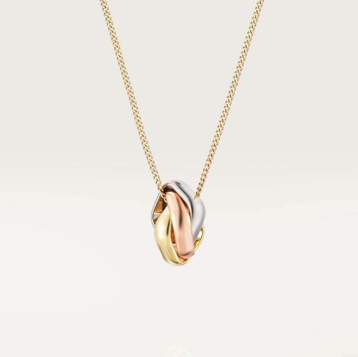 KDY-B7224955 three-color three-ring square light gold pendant