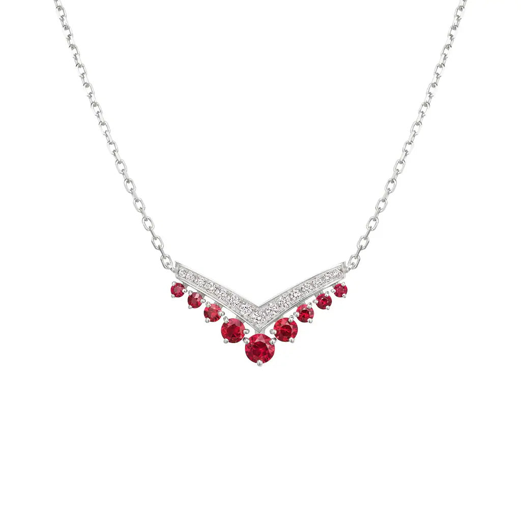 SM-085531 diamond V-shaped bracelet pendant pendant