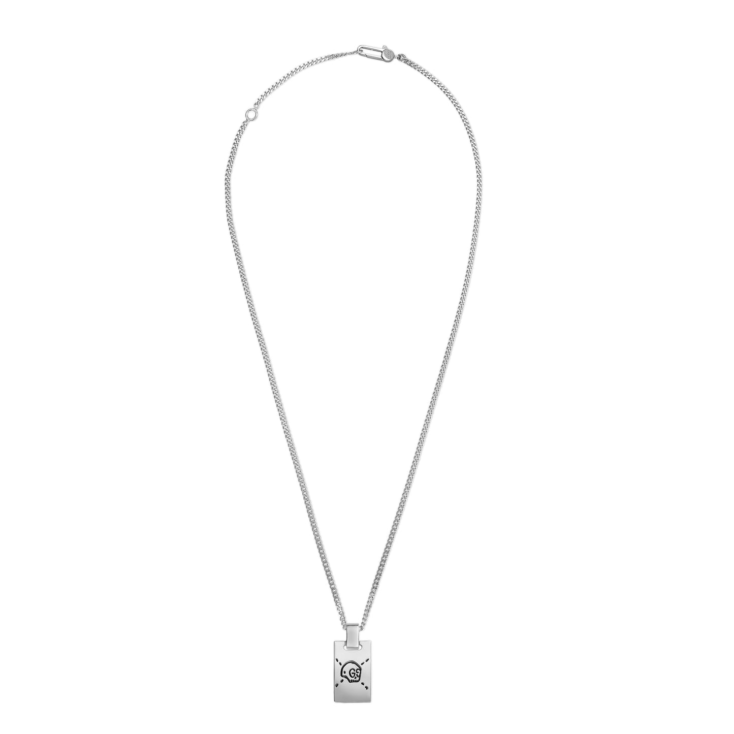 GC-455315 Letter Skull Square Tag Pendant