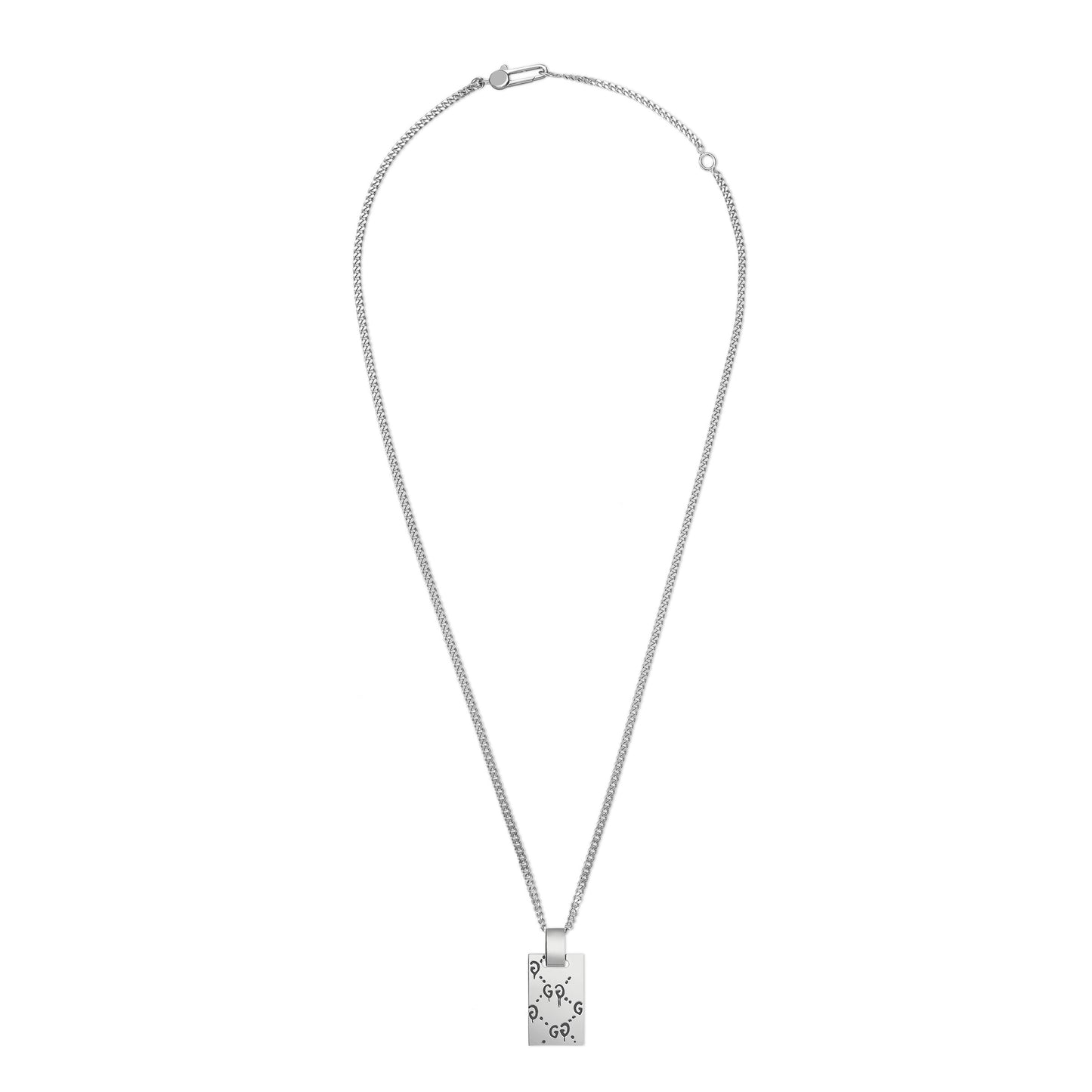 GC-455315 Letter Skull Square Tag Pendant