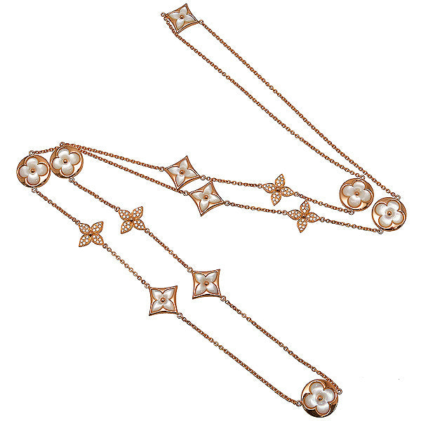 LV-Q94212 plum blossom flying mark four-leaf clover large necklace