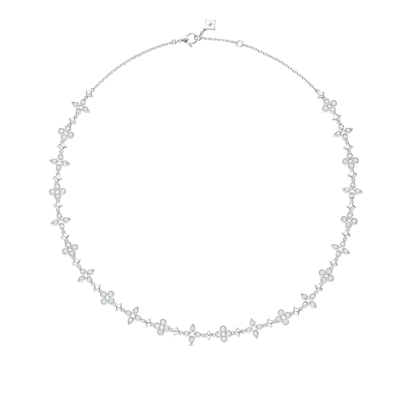LV-Q94381 plum blossom flying mark diamond necklace