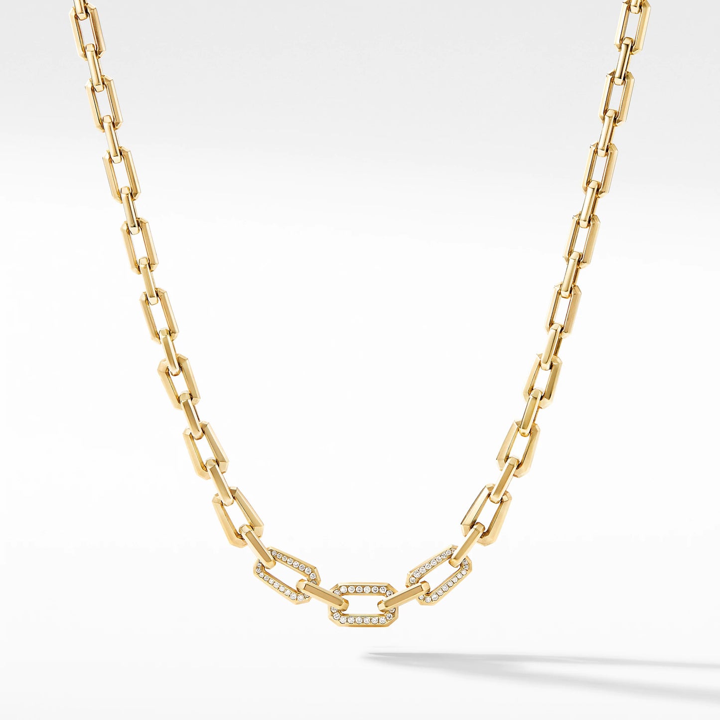DWYM-N16168 small octagonal rhombus necklace 45cm