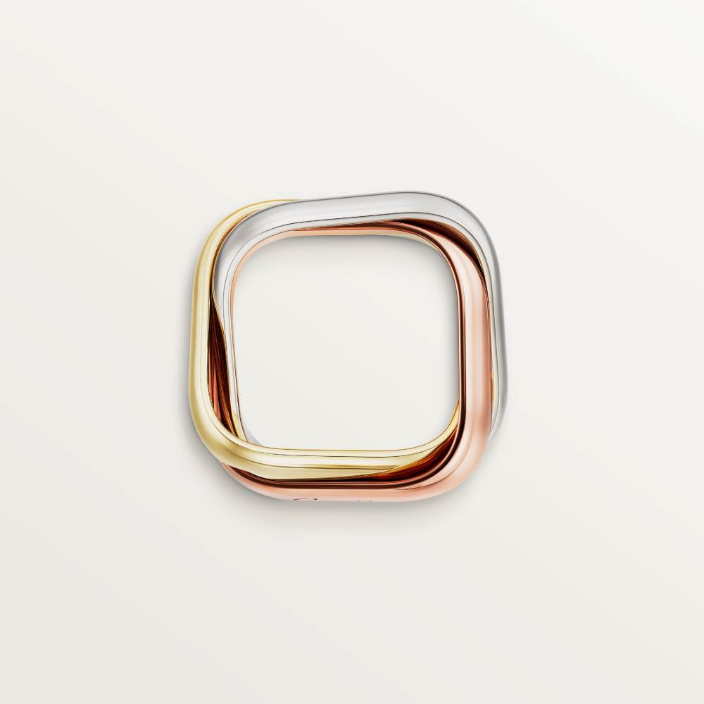 KDY-B4239900 large square three-ring three-color ring