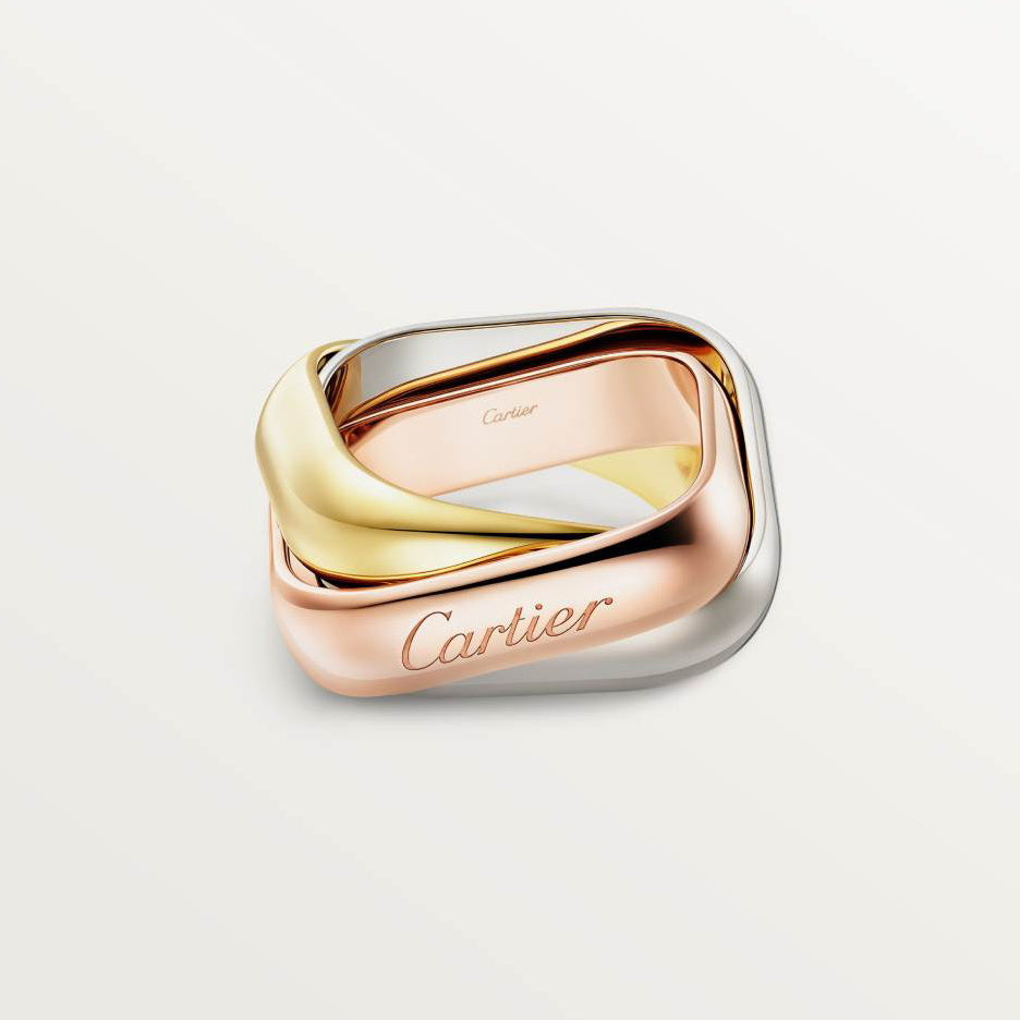 KDY-B4239900 large square three-ring three-color ring