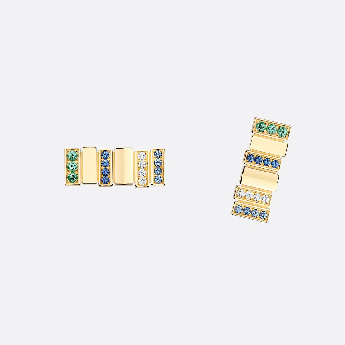 DA-JGEM95031 rectangular piece earrings