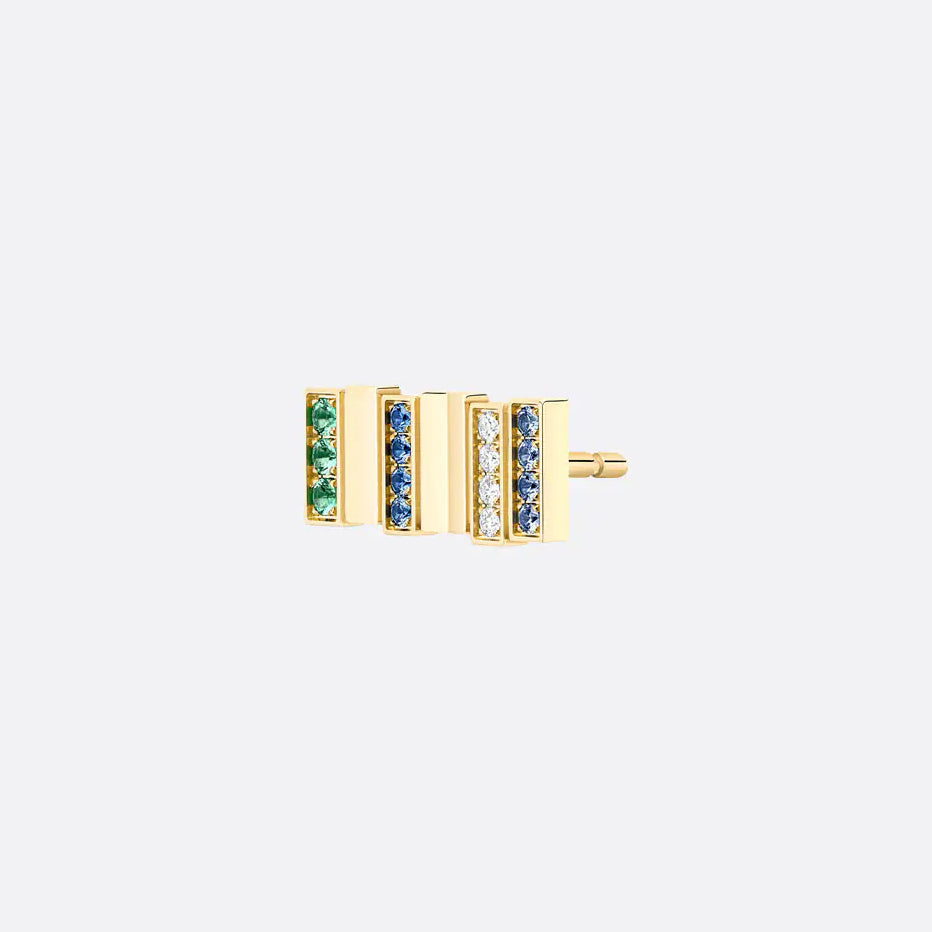 DA-JGEM95031 rectangular piece earrings