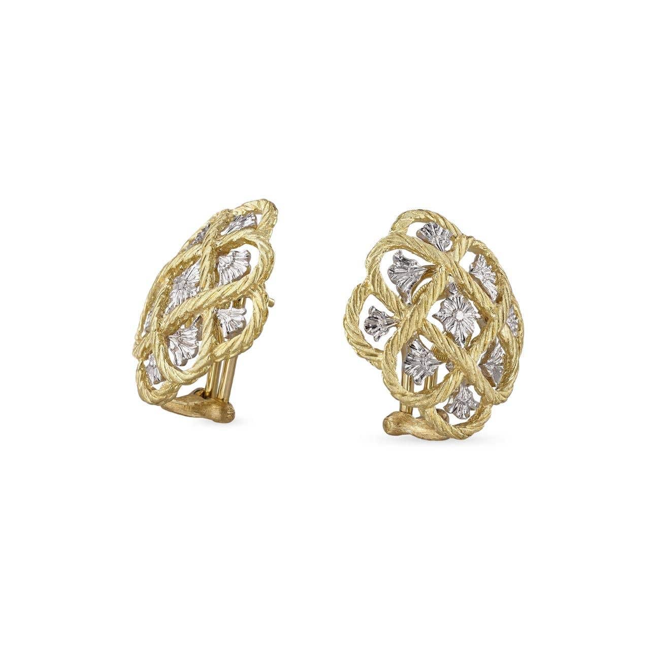BQLT-JAUEAR003960 twisted rope color-coded earrings