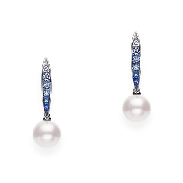 YMB-MEA10318ASXW pearl 8mm trapezoid earrings