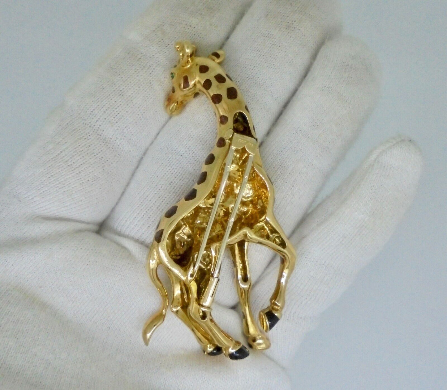 KDY-MTSJ12155 giraffe brooch
