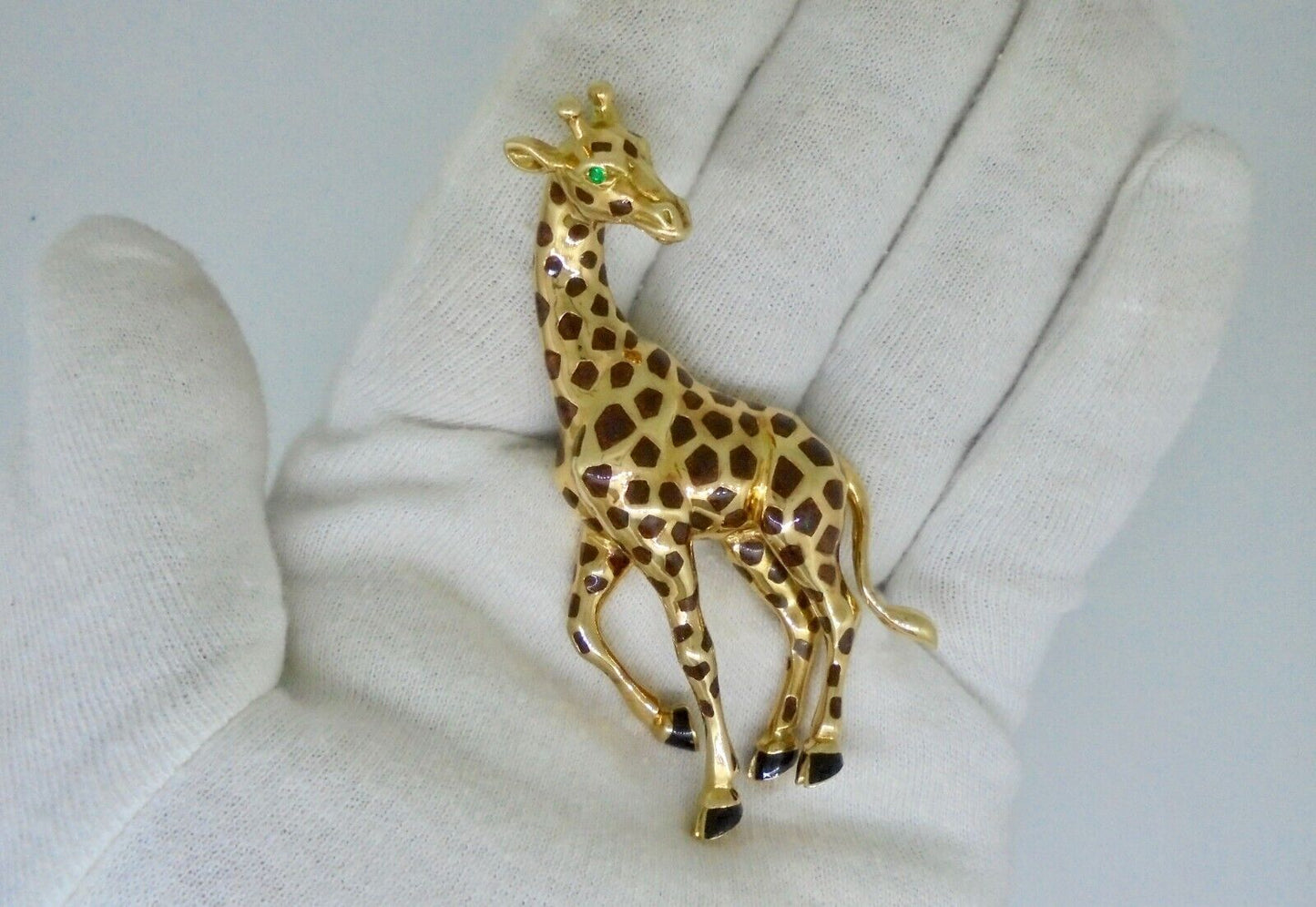 KDY-MTSJ12155 giraffe brooch