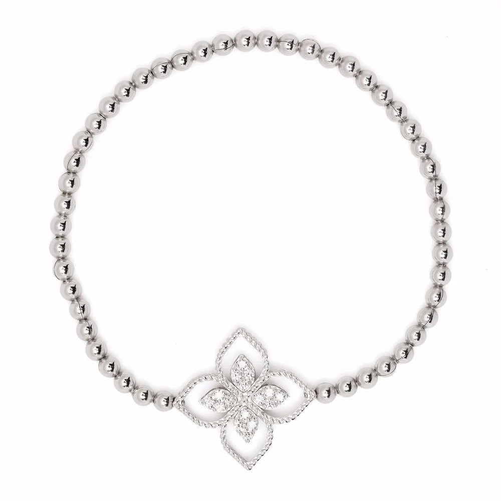 LBT-ADR777BR3046宽20mm扭绳飞镖四叶草珠珠手链