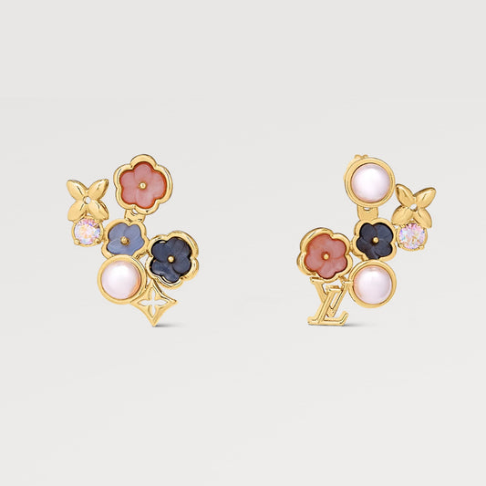 LV-M01642梅花搭LOGO耳环