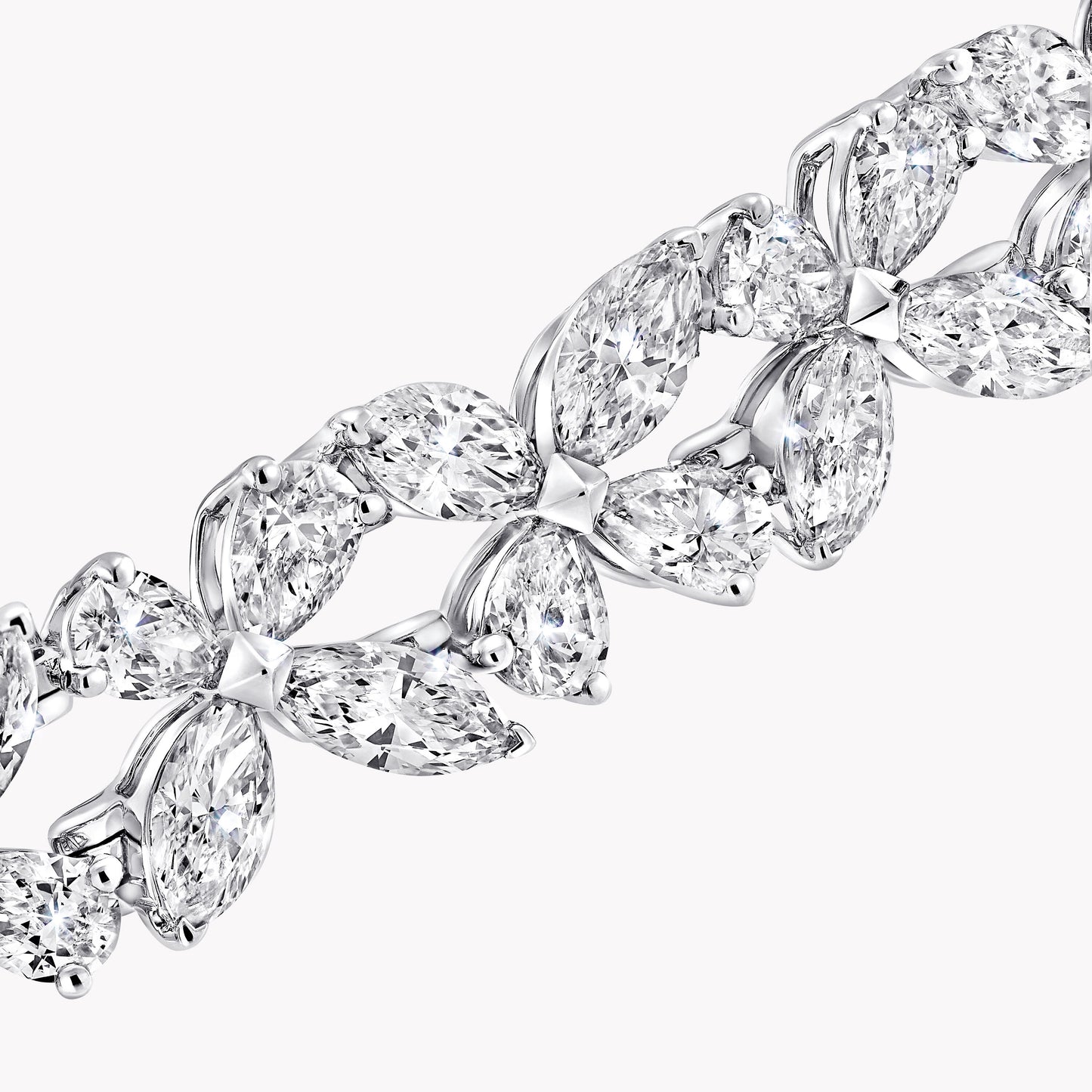 GLF-RGB615 marquise drop diamond butterfly diamond bracelet