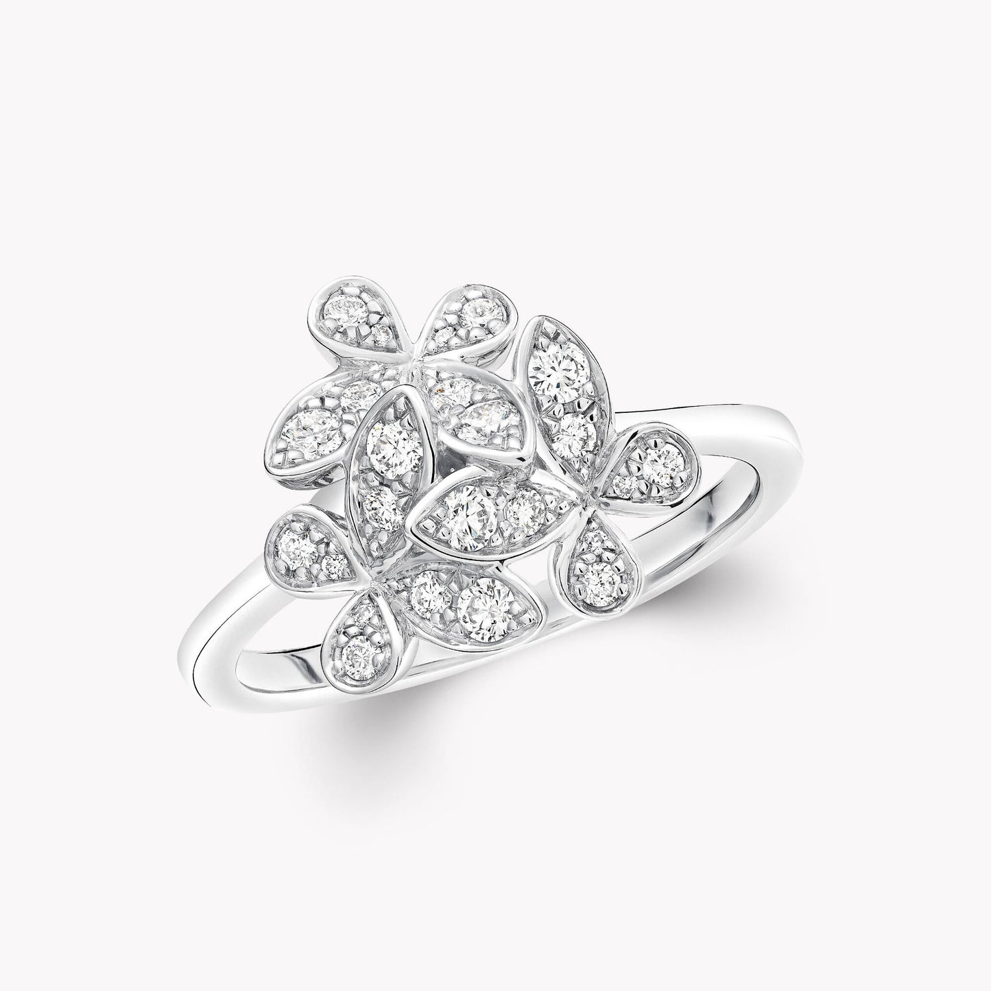 GLF-RGR878 three flower small butterfly ring