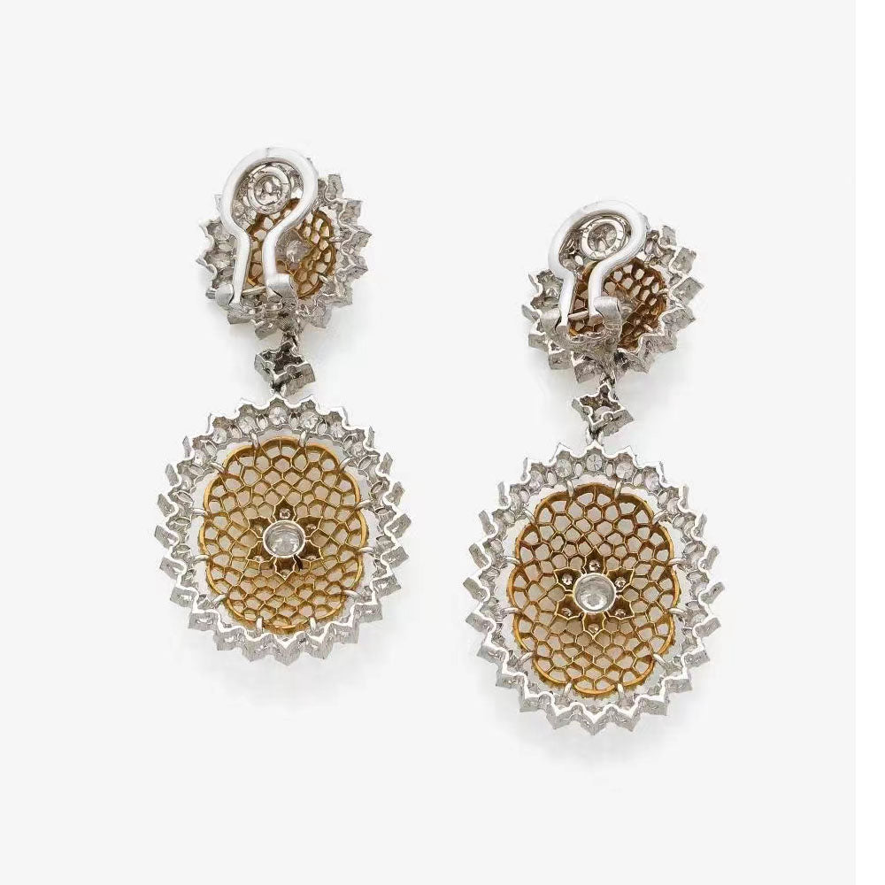 BQLT-EAR548233 Lace Honeycomb Ear Pattern