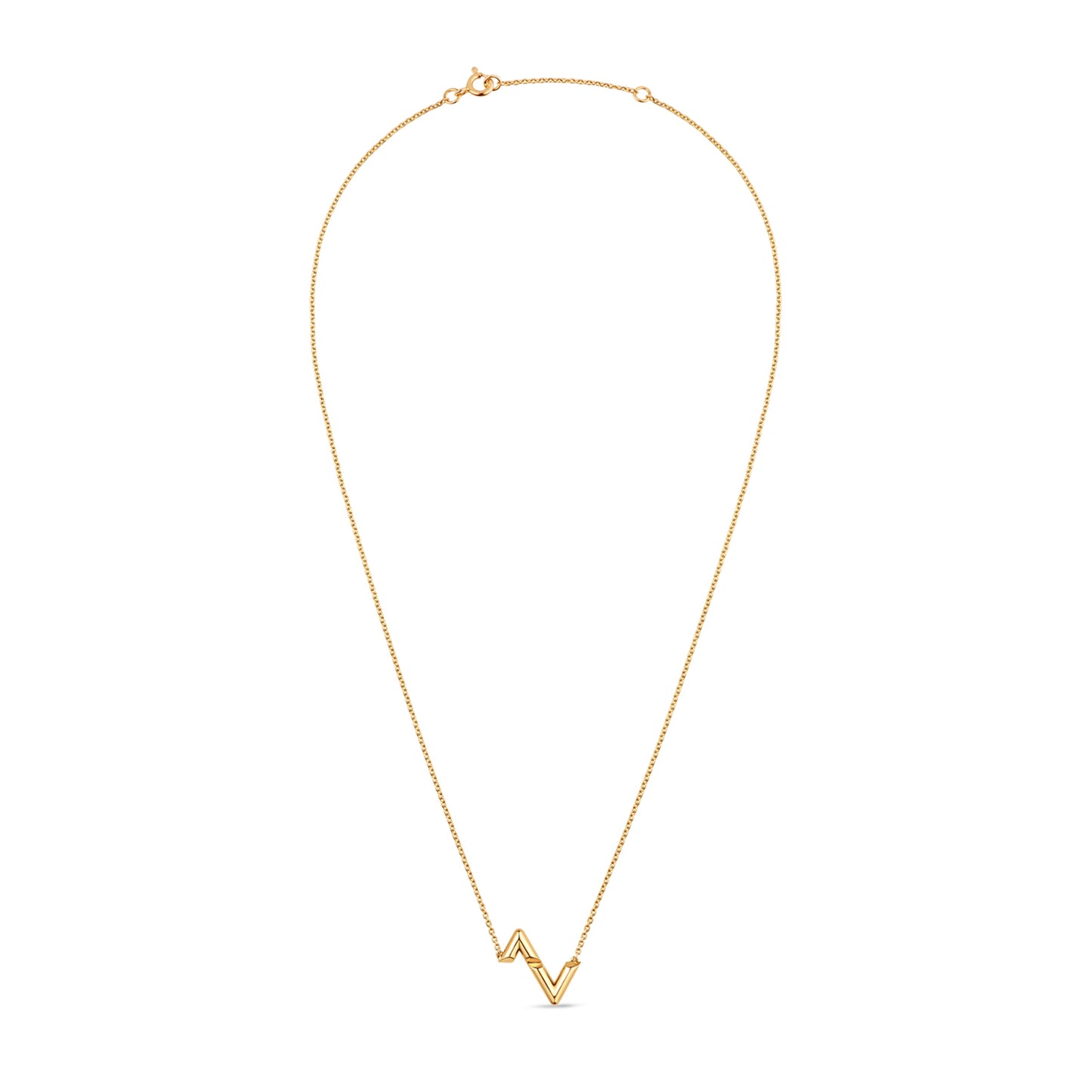 LV-Q93809 letter z chain pendant necklace