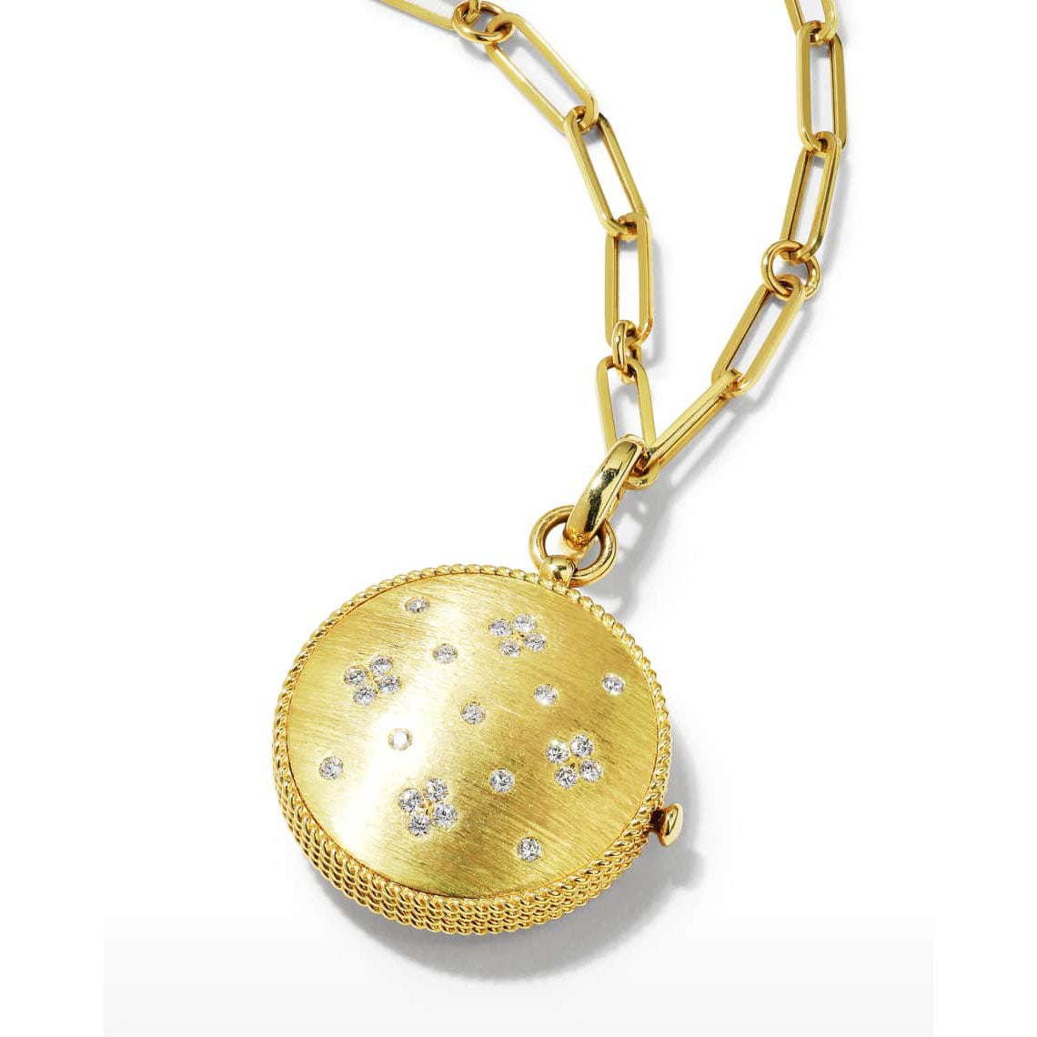 LBT-7773109D 25MM wide open lid twisted rope diamond round treasure box