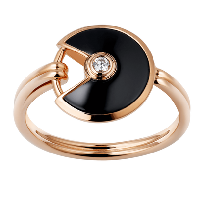 KDY-B4217600 bezel set round lucky amulet 12mm ring