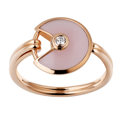 KDY-B4217600 bezel set round lucky amulet 12mm ring