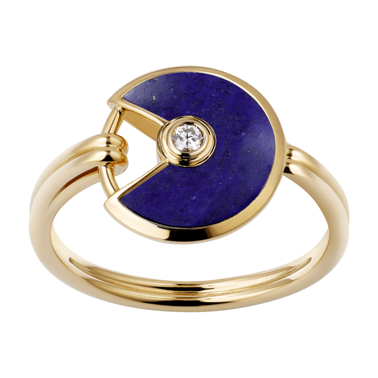 KDY-B4217600 bezel set round lucky amulet 12mm ring