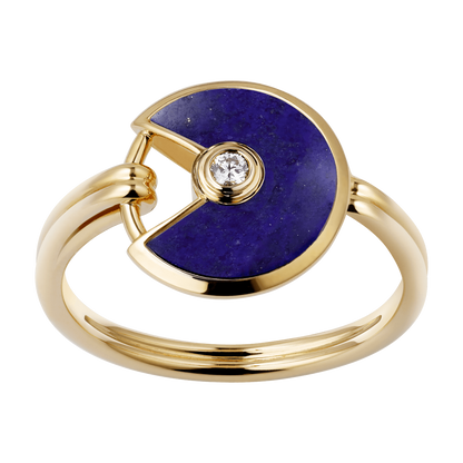 KDY-B4217600 bezel set round lucky amulet 12mm ring