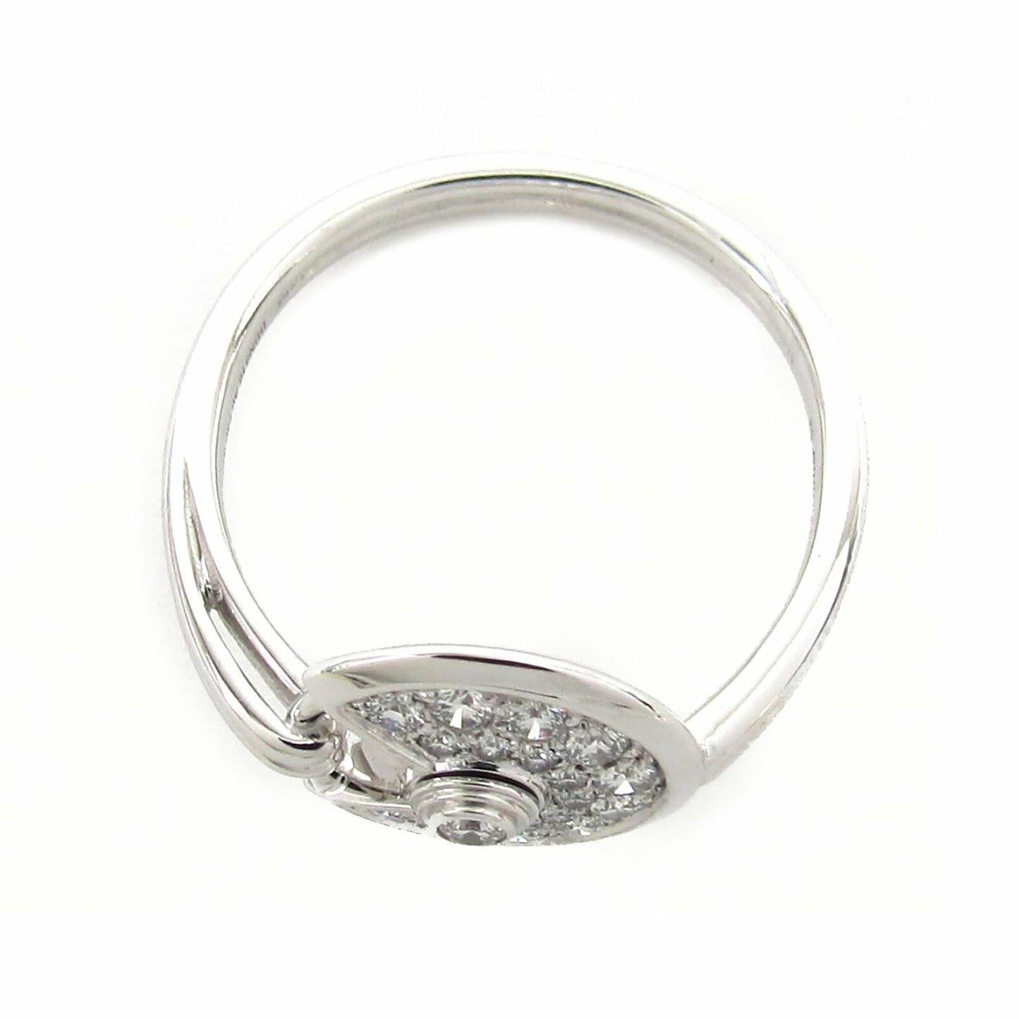 KDY-B4213500 bezel set round lucky amulet 12mm ring