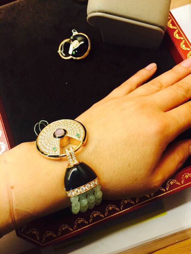 KDY-Q1142324 disc bracelet round lucky amulet bracelet