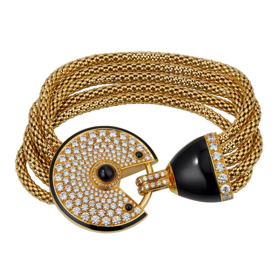 KDY-N6705117 disc round lucky amulet bracelet