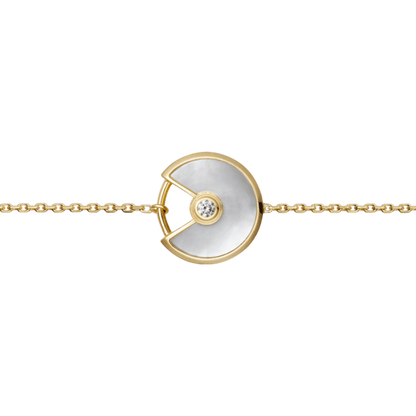 KDY-B6045817 disc round lucky amulet 12mm guest version bracelet