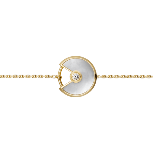 KDY-B6045817 disc round lucky amulet 12mm guest version bracelet