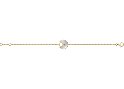 KDY-B6045817 disc round lucky amulet 12mm guest version bracelet