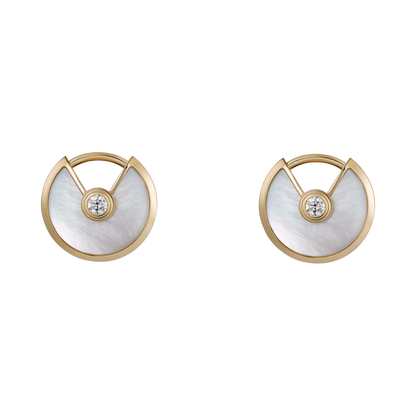 KDY-B8301240 12mm disc round lucky amulet guest version earrings