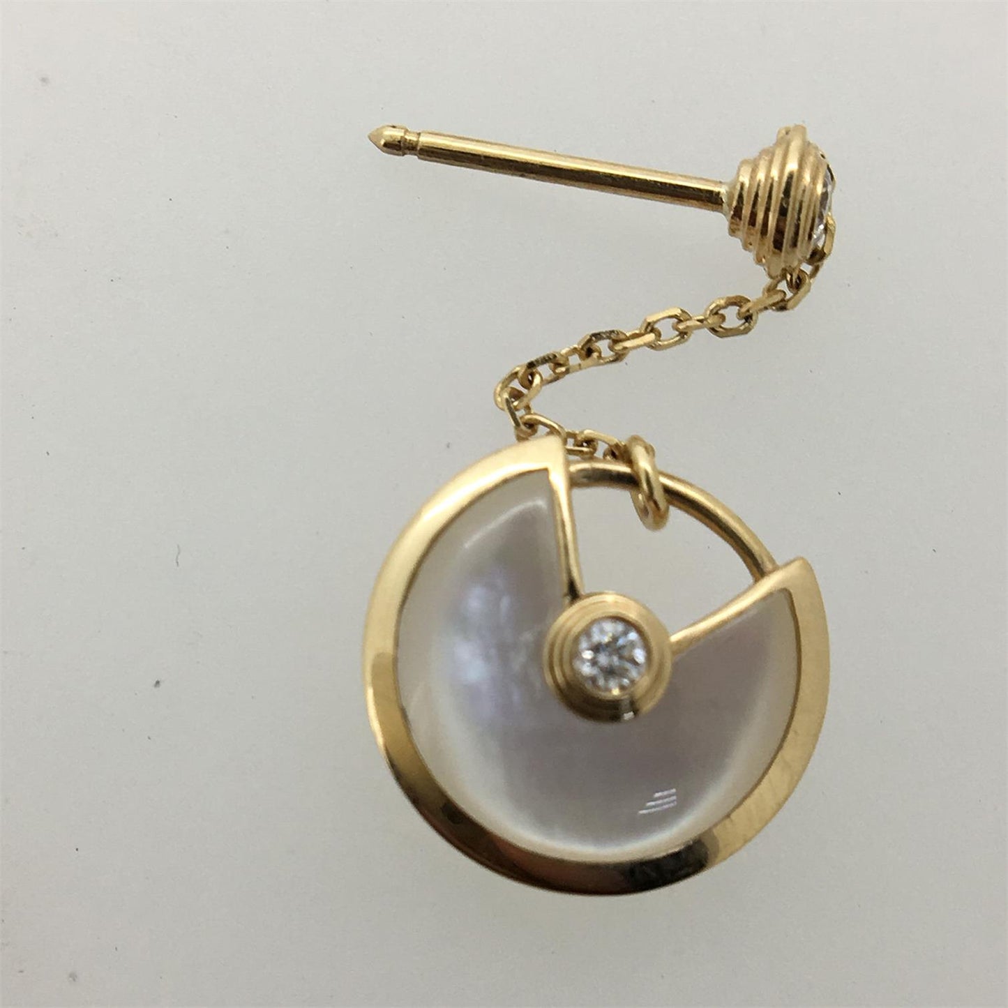 KDY-B8301232 12mm disc round lucky amulet guest version earrings