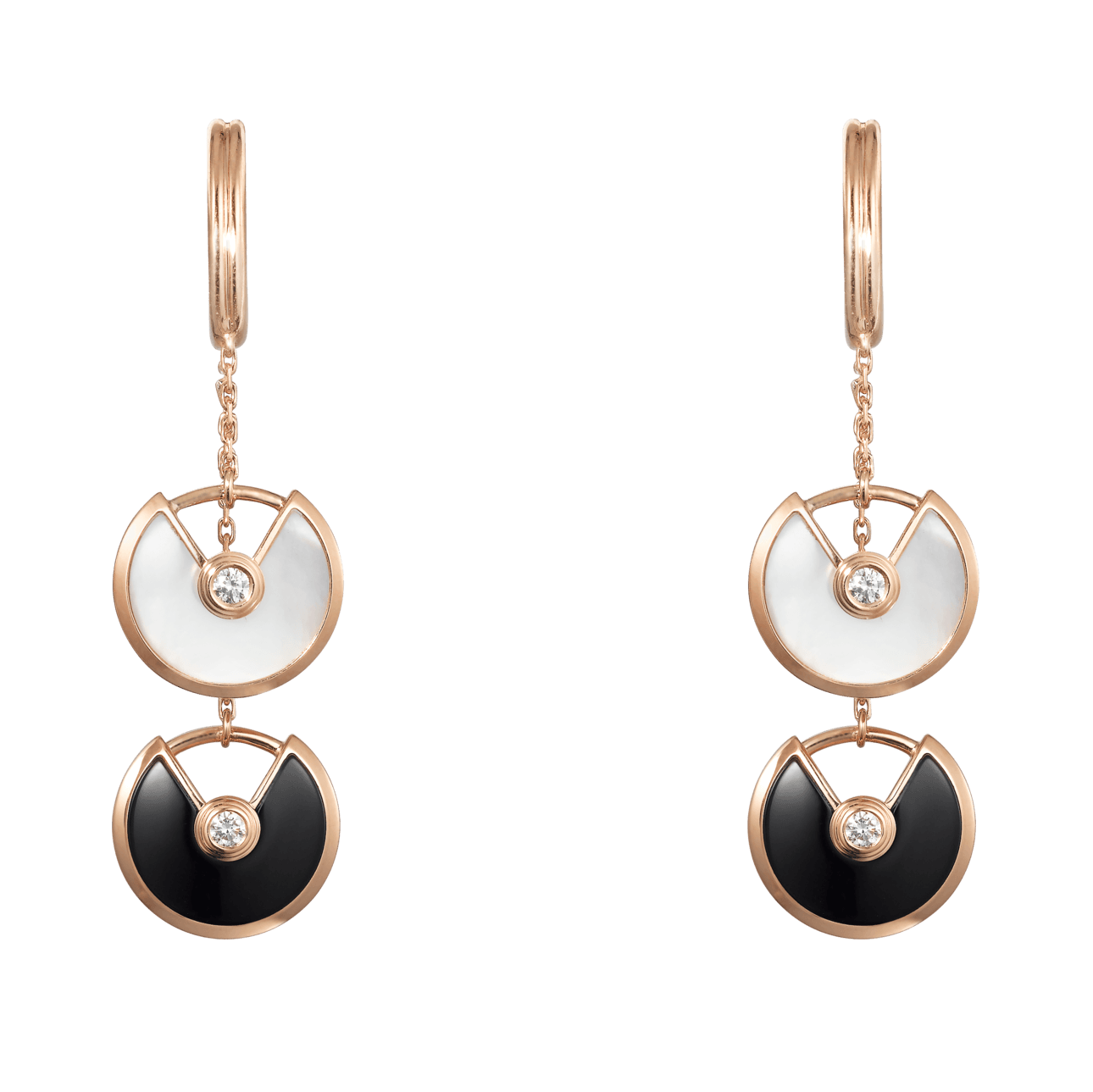 KDY-B8301251 12mm disc round lucky amulet earrings
