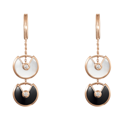 KDY-B8301251 12mm disc round lucky amulet earrings