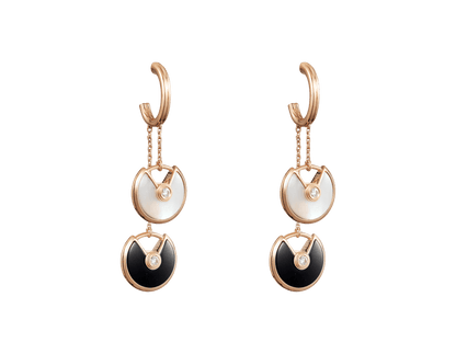 KDY-B8301251 12mm disc round lucky amulet earrings