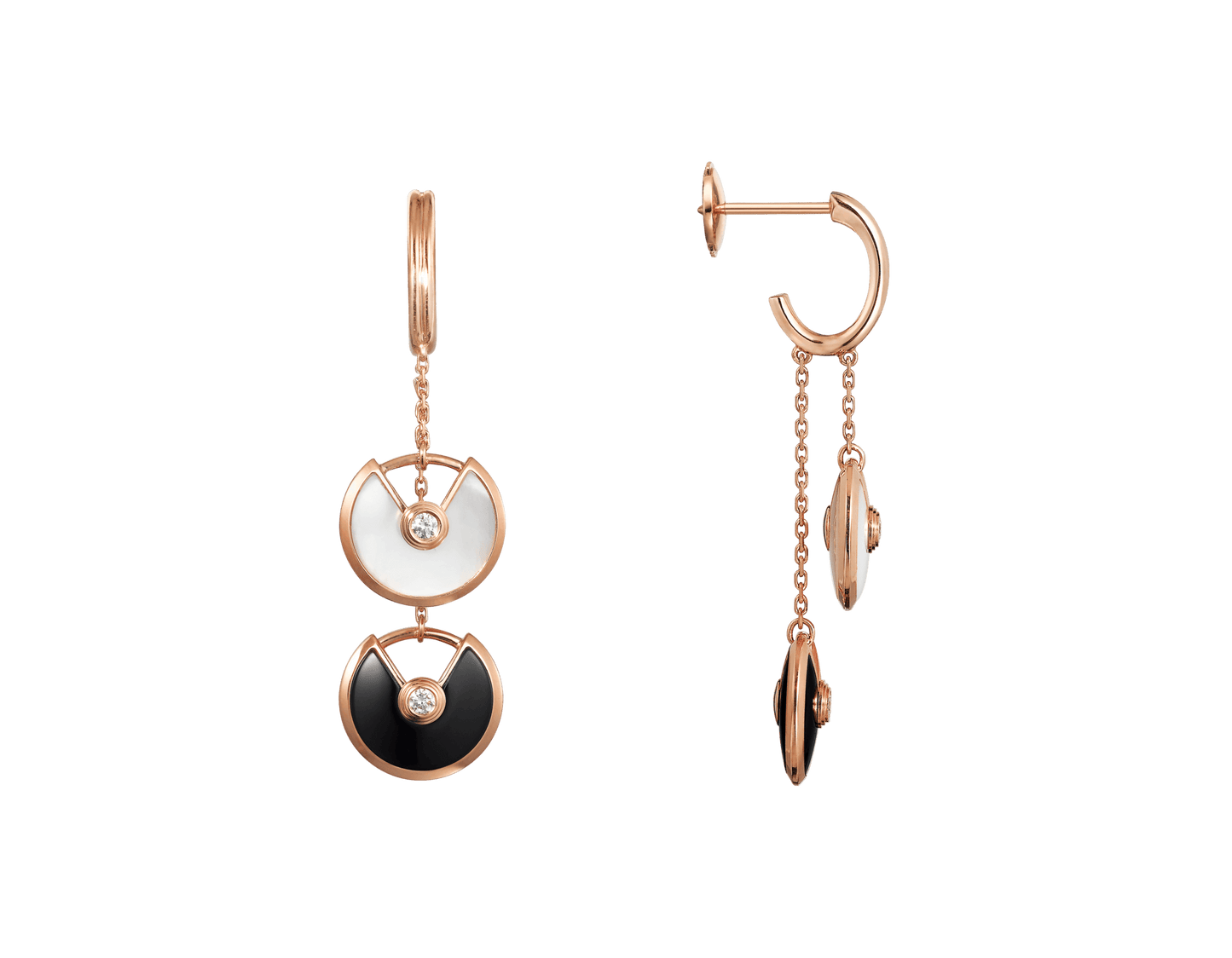 KDY-B8301251 12mm disc round lucky amulet earrings