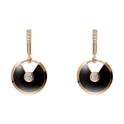KDY-B8301222 17mm round lucky charm earrings