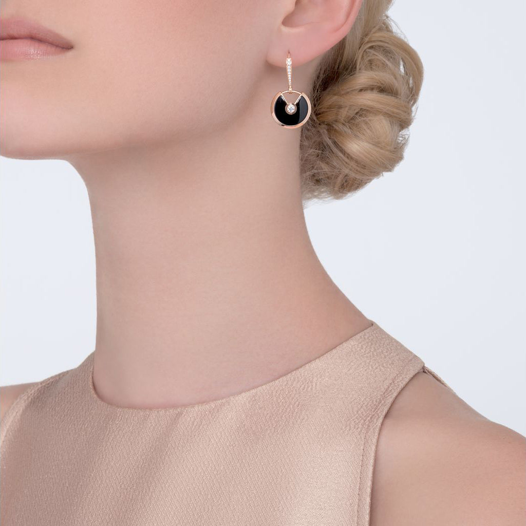 KDY-B8301222 17mm round lucky charm earrings