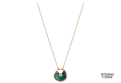 KDY-B7224521 disc round lucky amulet 17mm (guest version) pendant