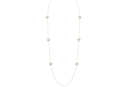KDY-B7225200 disc round lucky amulet 12mm necklace