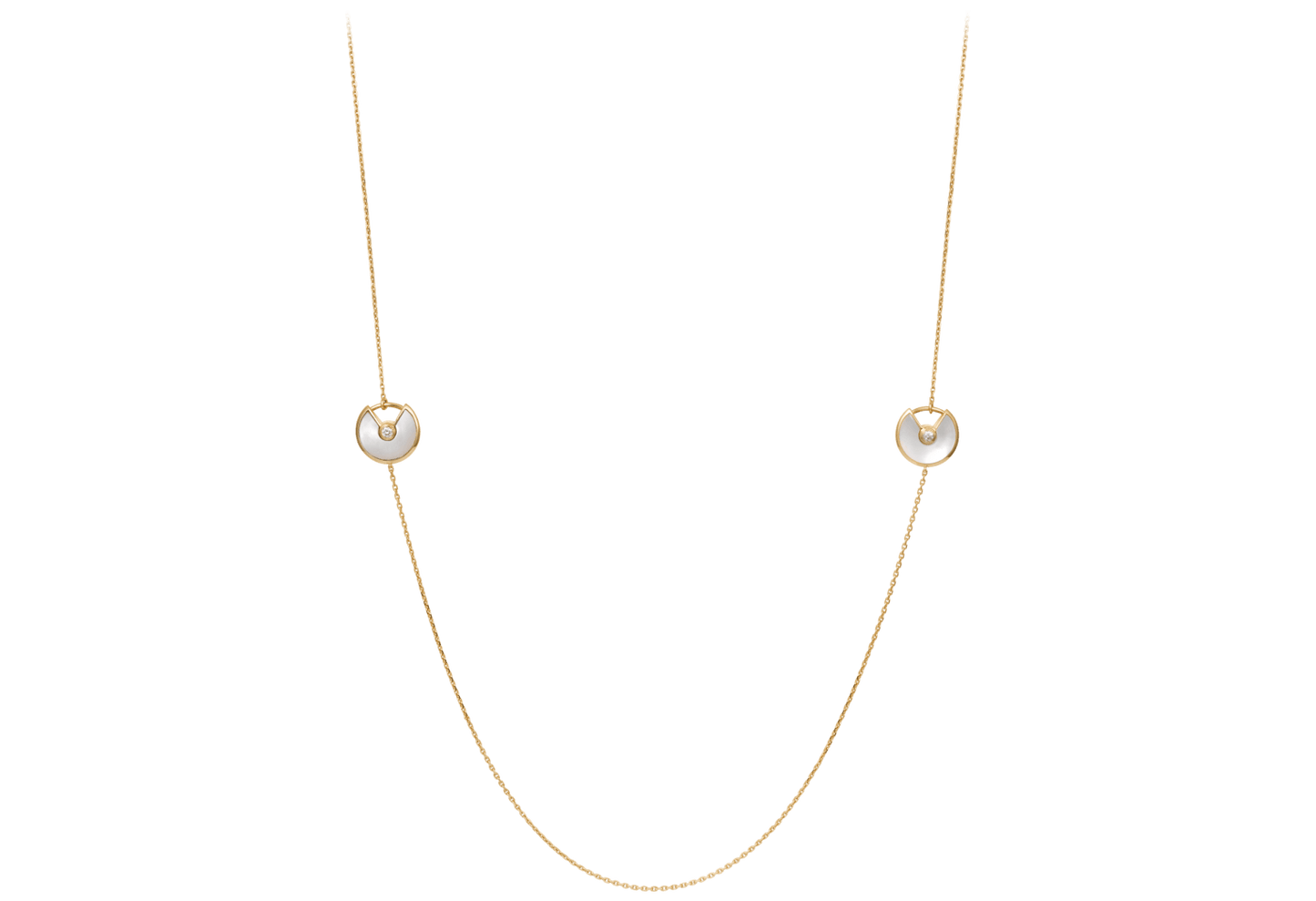 KDY-B7225200 disc round lucky amulet 12mm necklace