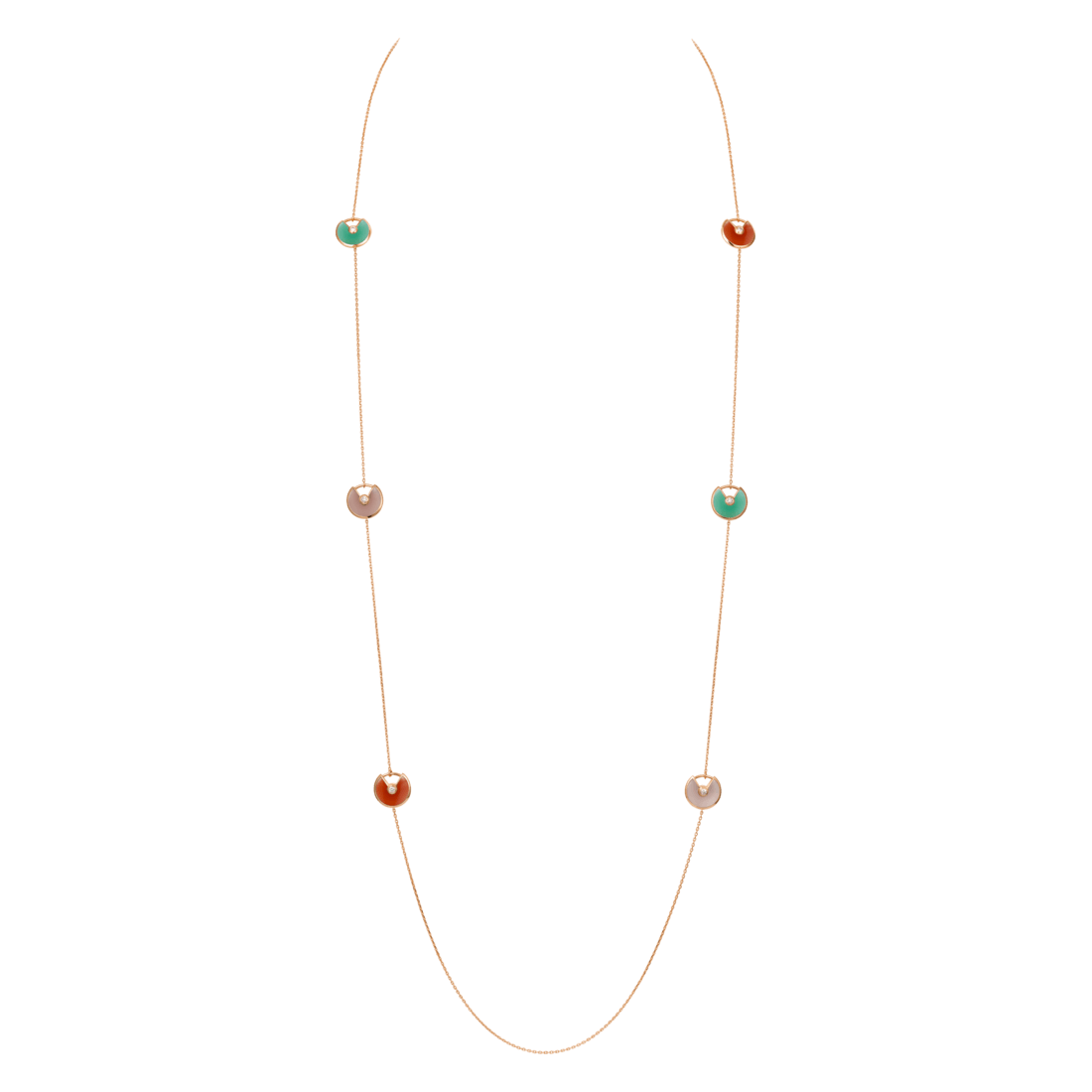 KDY-B7225200 disc round lucky amulet 12mm necklace