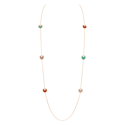KDY-B7225200 disc round lucky amulet 12mm necklace